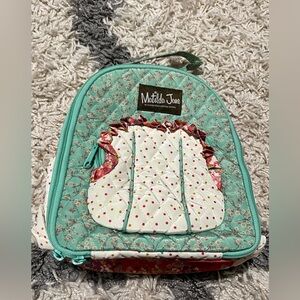 Matilda Jane Quilted Mint Green & Cream Ruffle lunch box